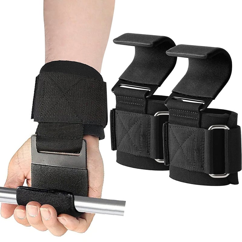 Max-Weight Lifting Hooks - Elite Wrist Support for Powerlifting