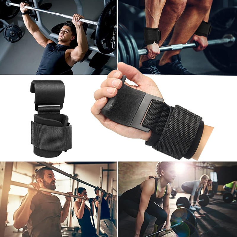 Max-Weight Lifting Hooks - Elite Wrist Support for Powerlifting
