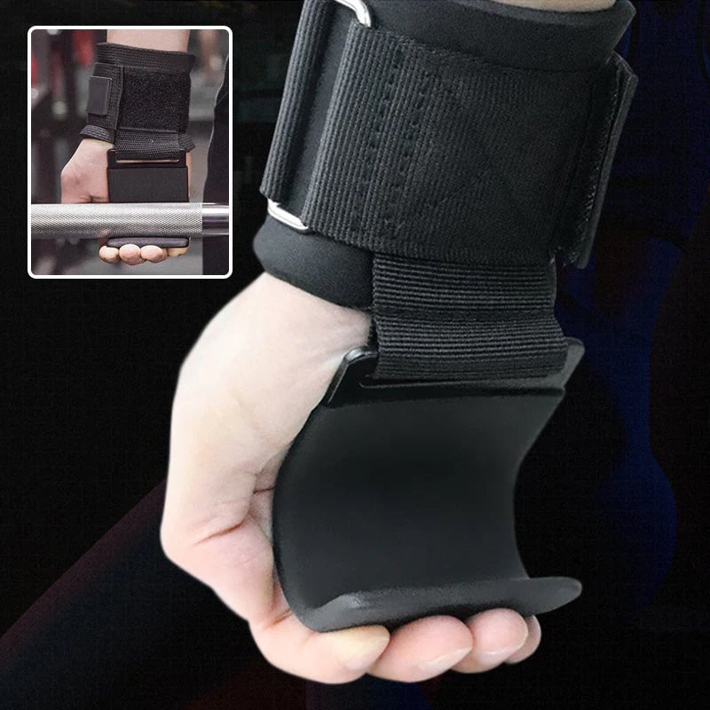 Max-Weight Lifting Hooks - Elite Wrist Support for Powerlifting