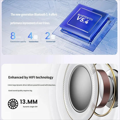 🔥Last Day 49% OFF -🎧Wireless Bluetooth Ultra-thin Foldable Earphones