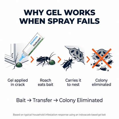 DIDADIDA Cockroach Gel Bait — Professional-Grade Roach Killer